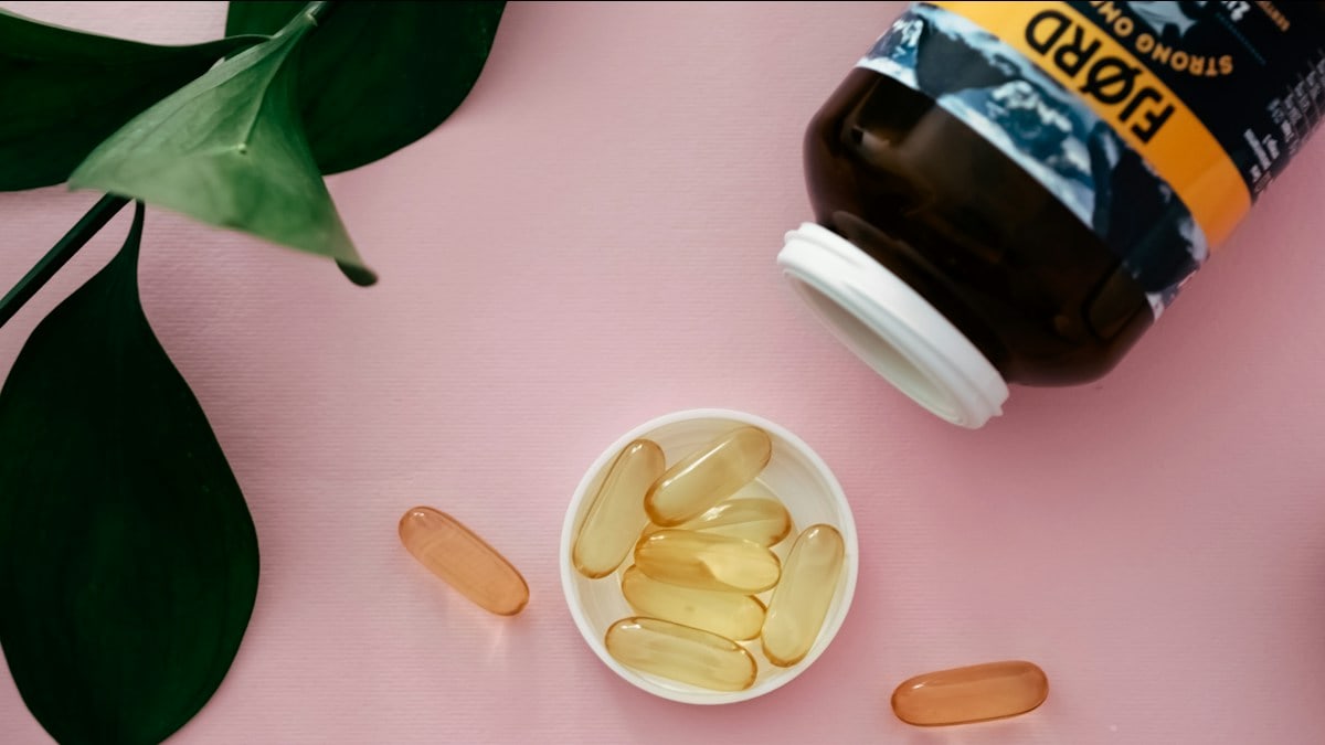 Vitamins Omega 3. Product photography
